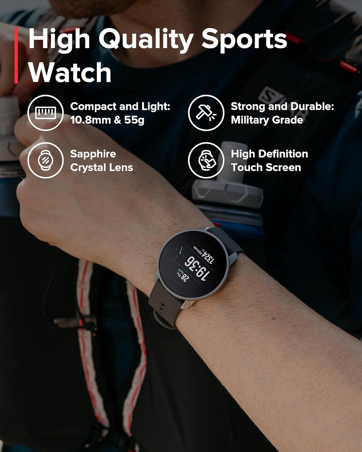 9 Peak and Peak Pro Sports GPS Watch for Demanding, Performance Driven Athletes and Adventurers