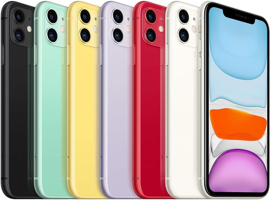 Colores disponibles del iphone 11 reacondicionado con camara trasera