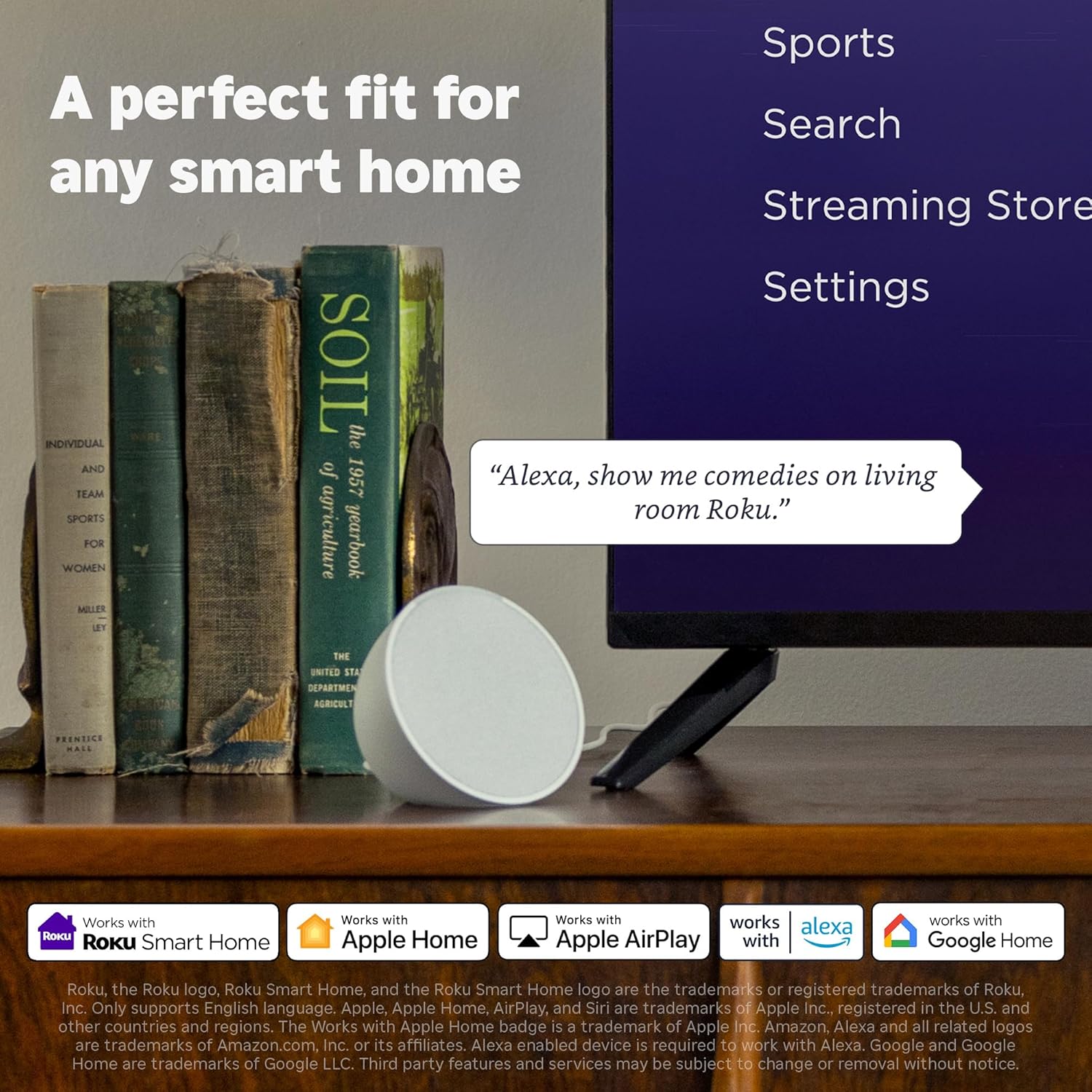 Roku Streaming Stick Plus 2025 - Dispositivo de transmisión Roku 4K y HDR para TV con control remoto por voz - TV gratis y en vivo