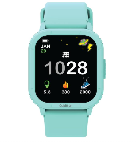 Cubitt Jr - Reloj inteligente con rastreador fitness para niños y adolescentes