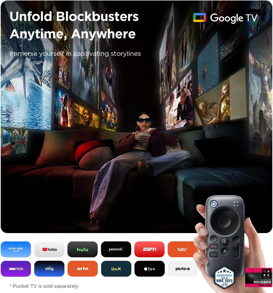 Air 3S AR/XR Glasses, 201" 120Hz FHD Hueview Display, Portable AR Video Eyewear Gaming Glasses for Iphone 16/15, Android, Mac, Switch, PS5, Steam Deck - Next-Gen Wearable Theater