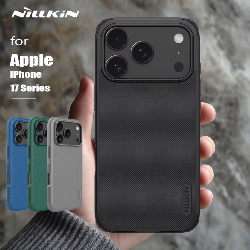 Carcasa Anti-Golpes para iPhone 17 Pro Max / Air | Protector Mate Ultra Delgado con Bordes Flexibles (Frosted Shield Pro)