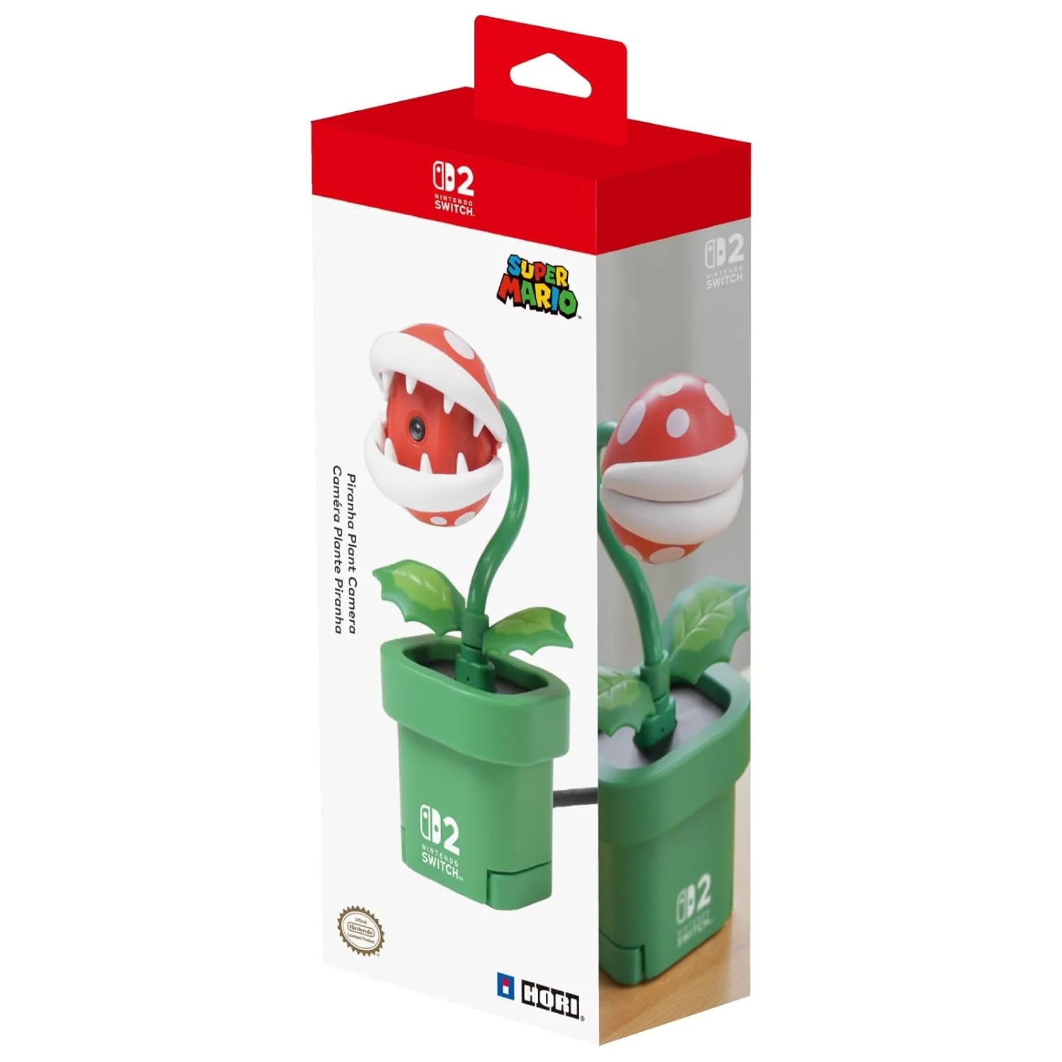 Cámara HORI Piranha Plant para Nintendo Switch 2 - Oficial Nintendo-GSMPRO.CL