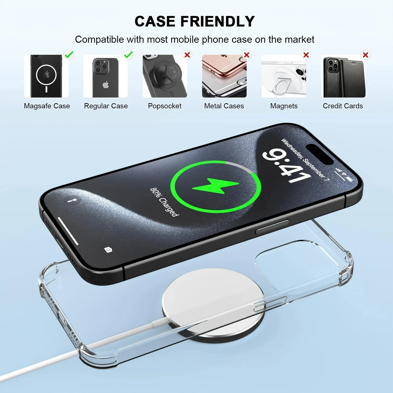 Cargador Inalambrico para iPhone-GSMPRO.CL