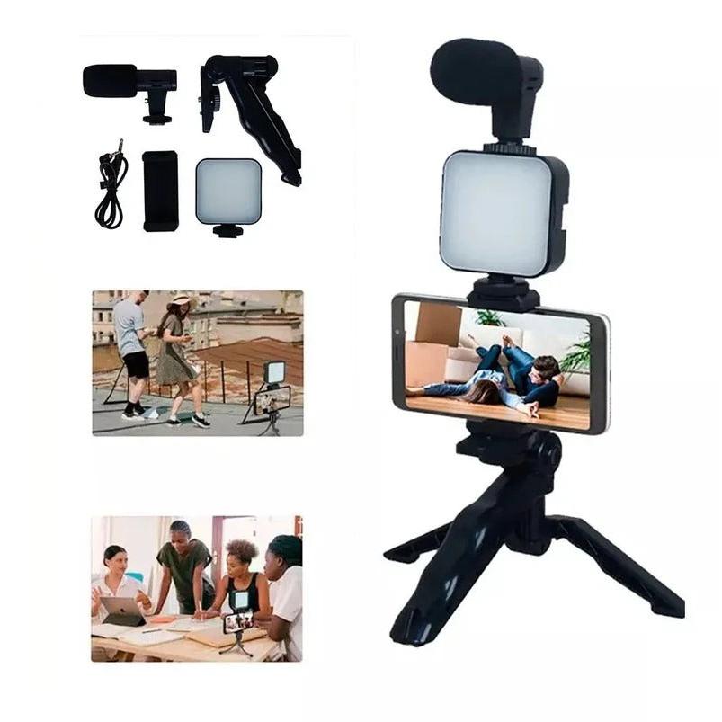 Kit de Grabación Micrófono Luz Led (DRP)-GSMPRO.CL