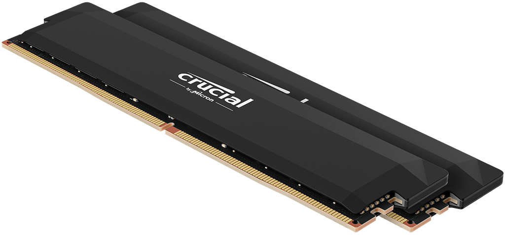 Crucial DDR5 Pro OC Gaming Memory Kit 6000MHz RAM
