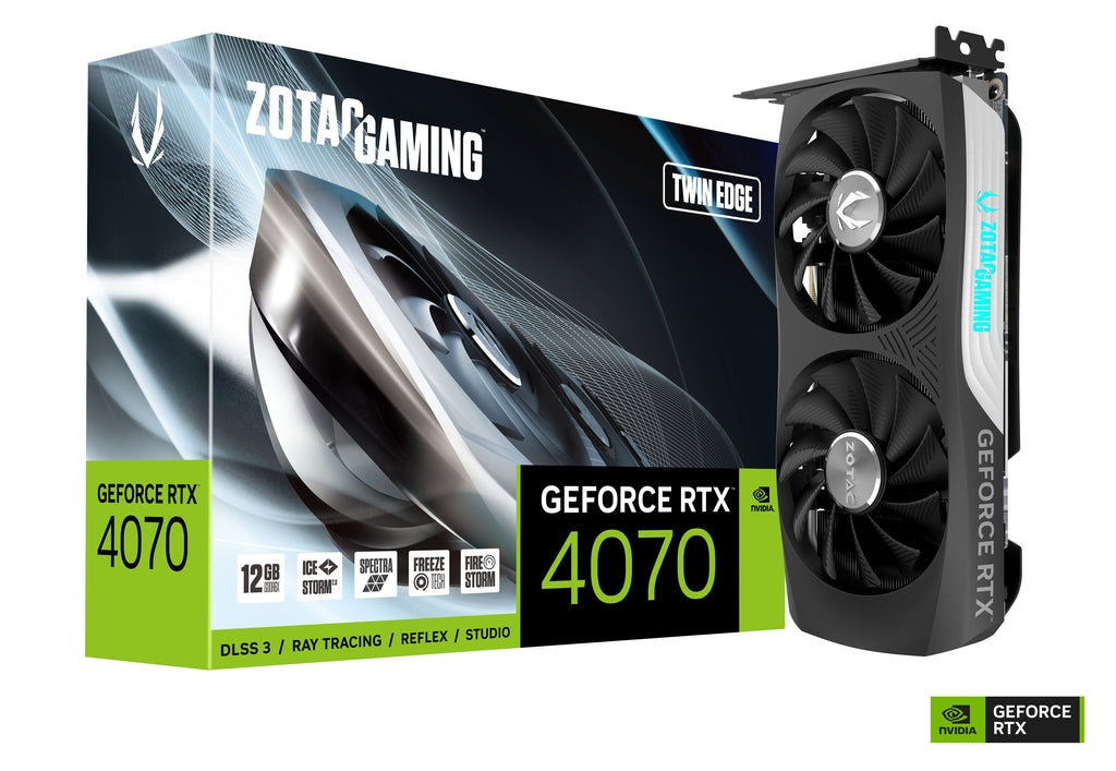 Tarjeta Grafica GPU ZOTAC Gaming GeForce RTX 4070 Twin Edge