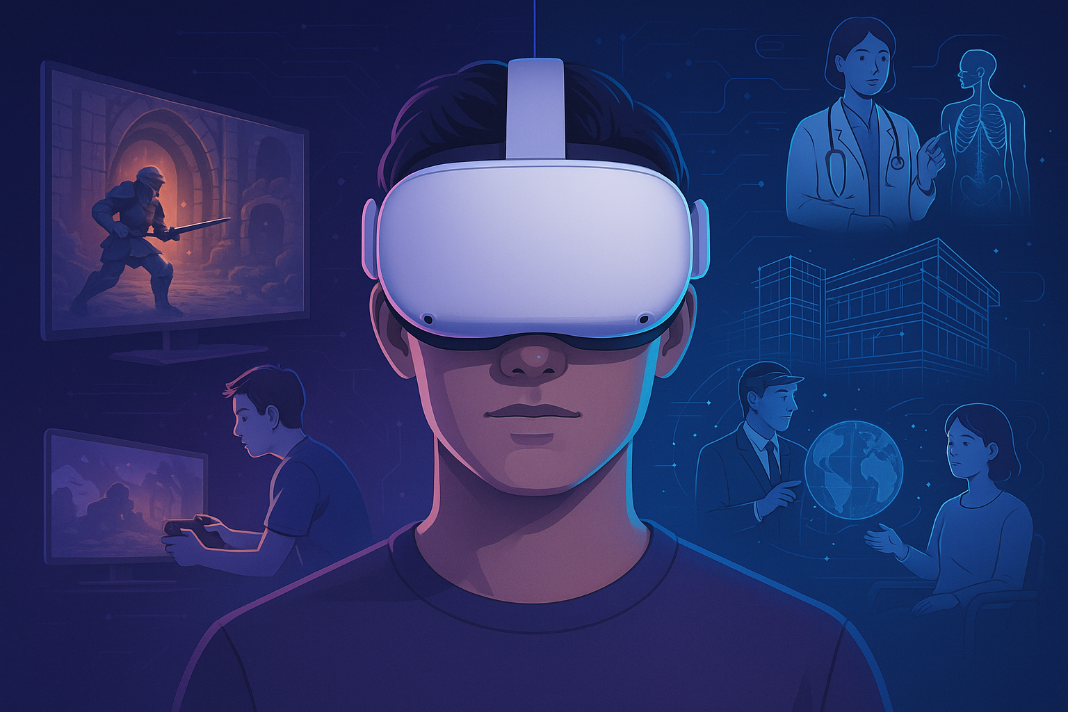 5 usos de los lentes VR en el mundo real hoy