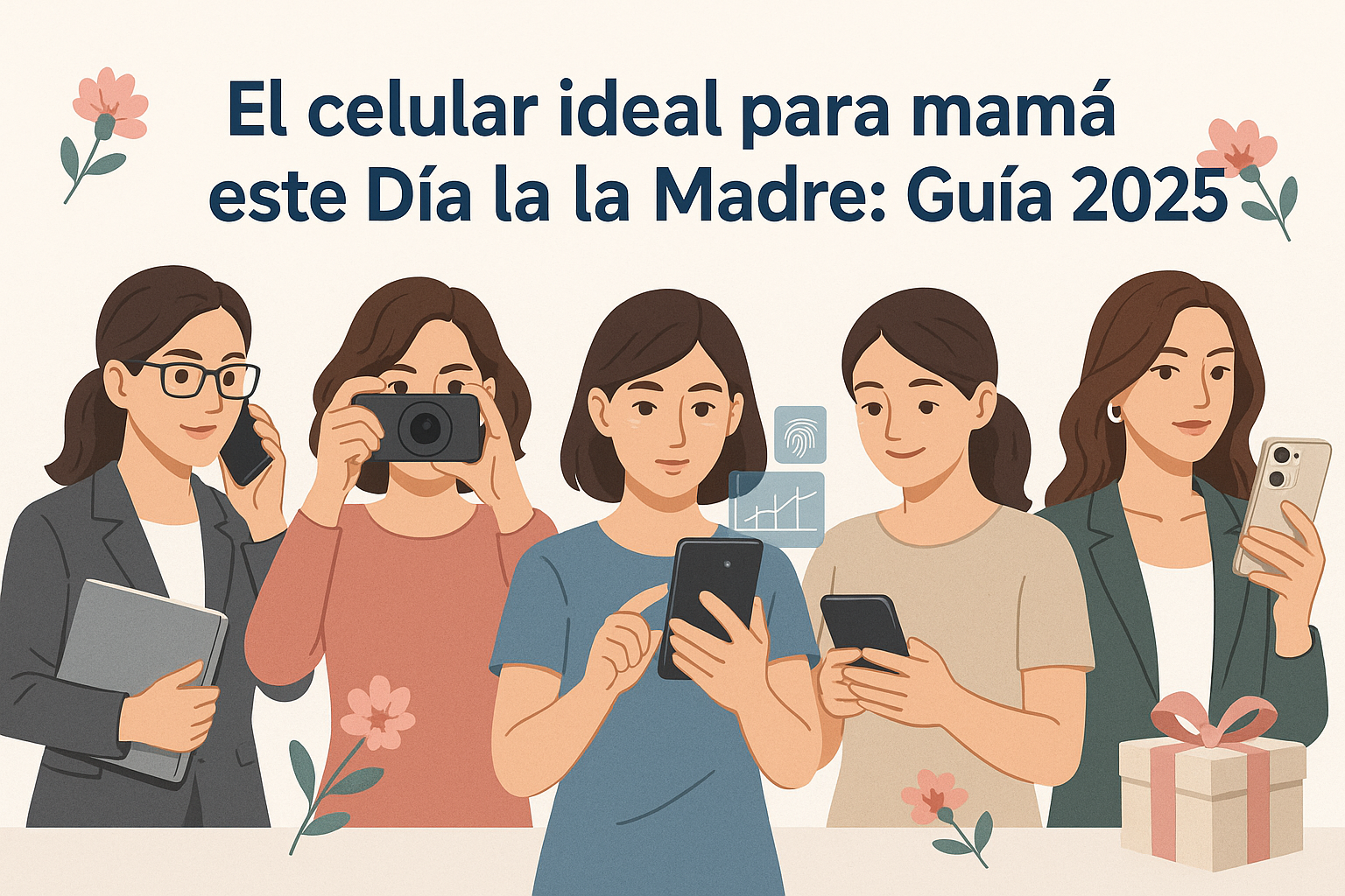 El celular ideal para mamá este Día de la Madre: Guía 2025 para elegir el regalo perfecto