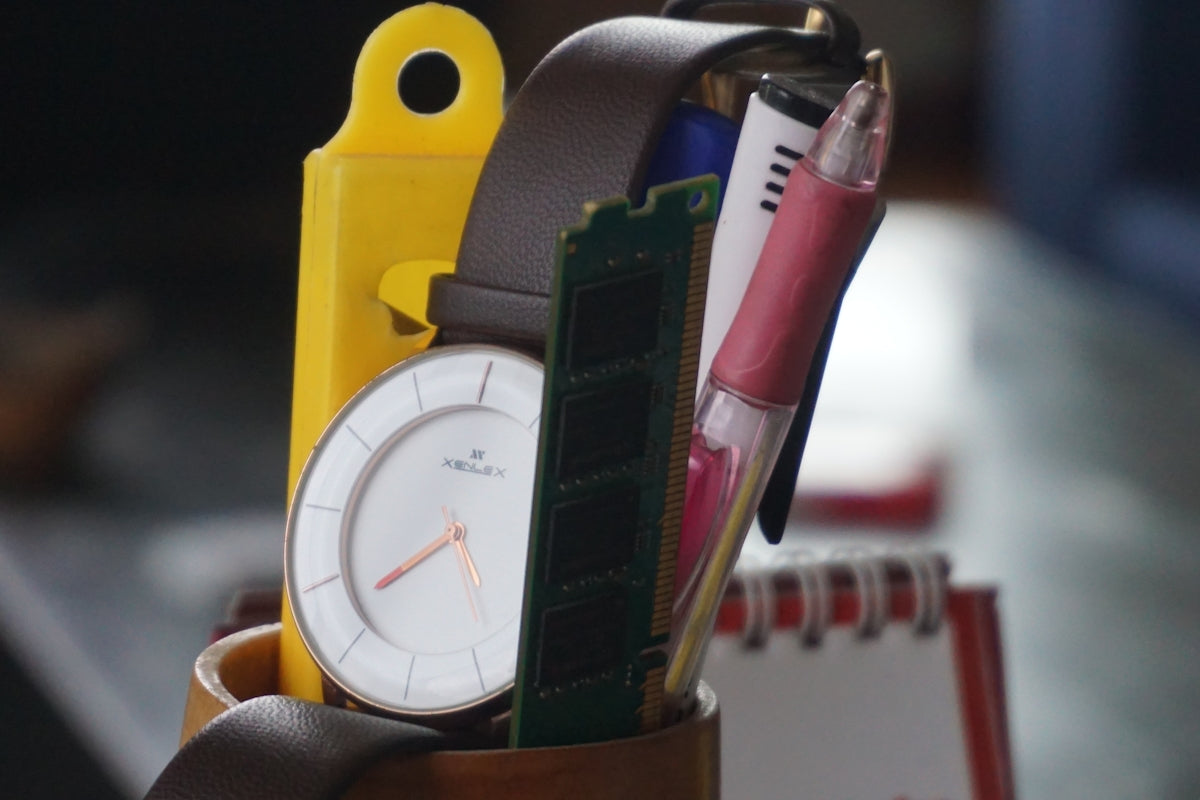 a close-up of a watch