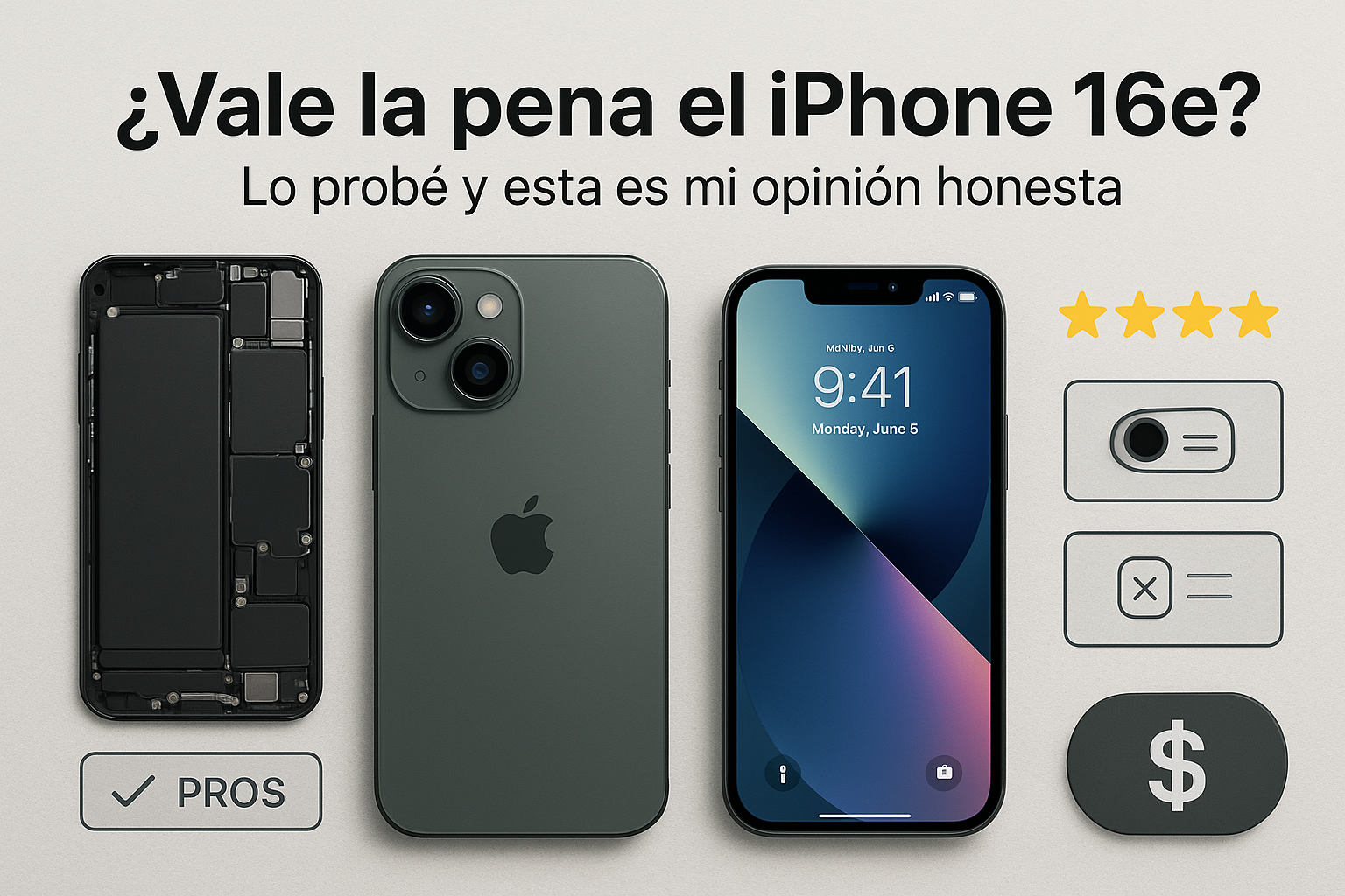 review iphone 16 e