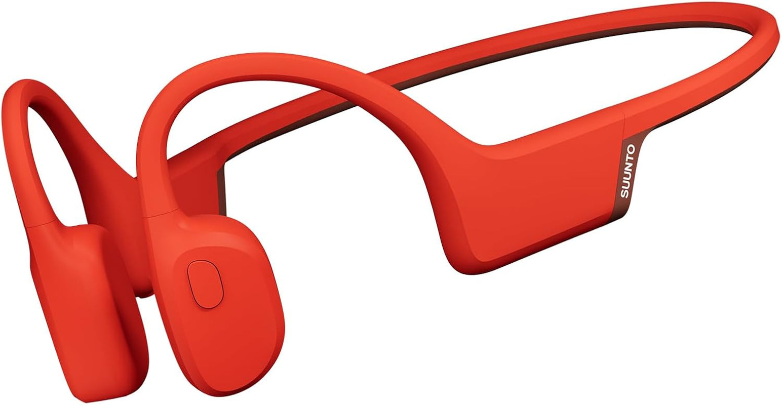 Sonic Open-Ear Bone Conduction Sports Headphone, Bluetooth Wireless Headset W/Enhanced Bass & Multipoint Connection, 10H Playtime W/Fast Charging, Built-In Dual Mics, Waterproof & Lightweight