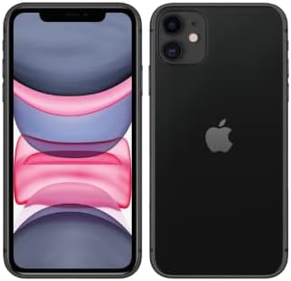 iPhone 11 Reacondicionado color negro vista frontal y trasera