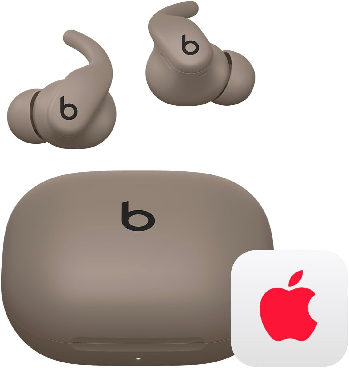 Power Fit - Wireless Noise Cancelling Workout Earbuds with Secure-Fit Wingtips, up to 30-Hour Battery Life, Sweat & Water Resistant, Apple & Android Compatible - Spark Orange