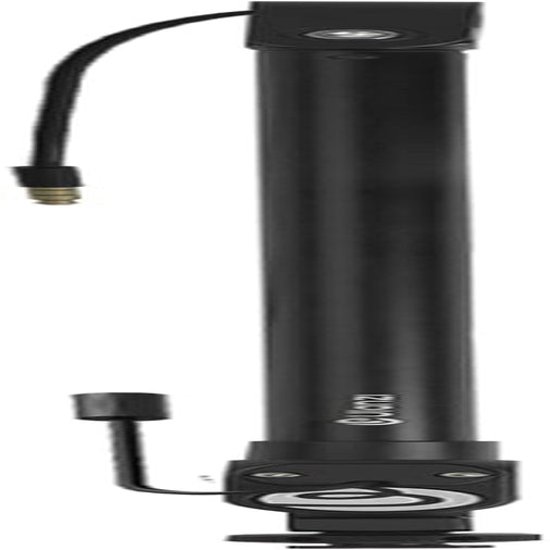 ZJ08 Extendable Cold Shoe Mic Arm Pole with Built-In 3.5Mm Audio Cable, 3 Section Aluminum Microphone Boom Pole for Cold Shoe Microphones, Angle Length Adjustable, 1KG Max Load