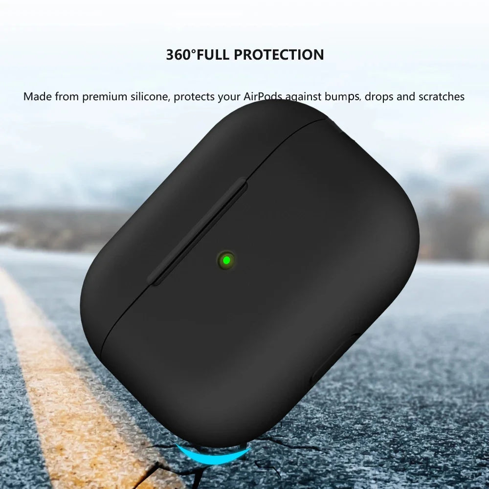 Fundas de Silicona Ultra Delgadas para AirPods. Protección bacán para tus AirPods 1/2, AirPods 3 y AirPods Pro 2. ¡Dale un toque piola y seguro a tus audífonos Apple!