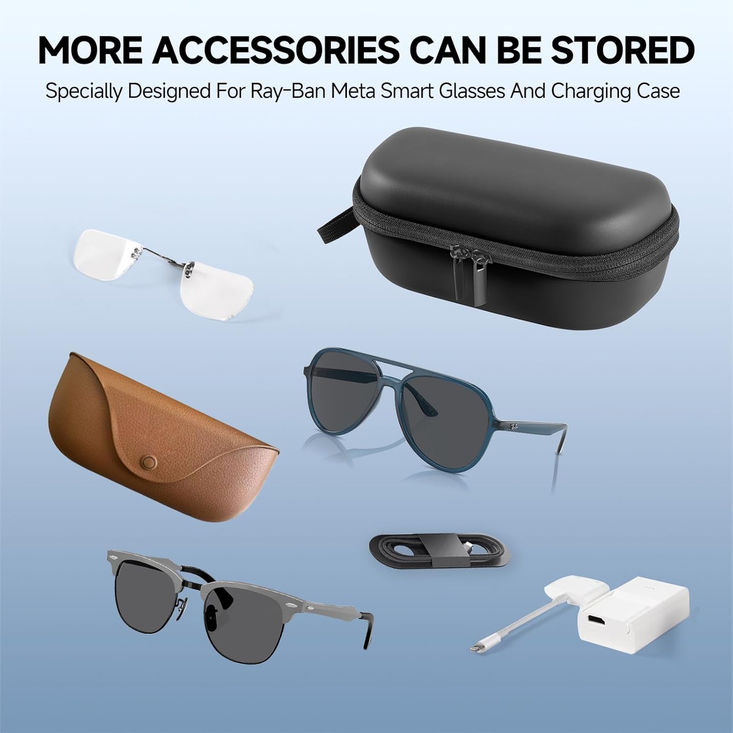 Estuche rígido para Lentes Ray-Ban Meta Charge Box