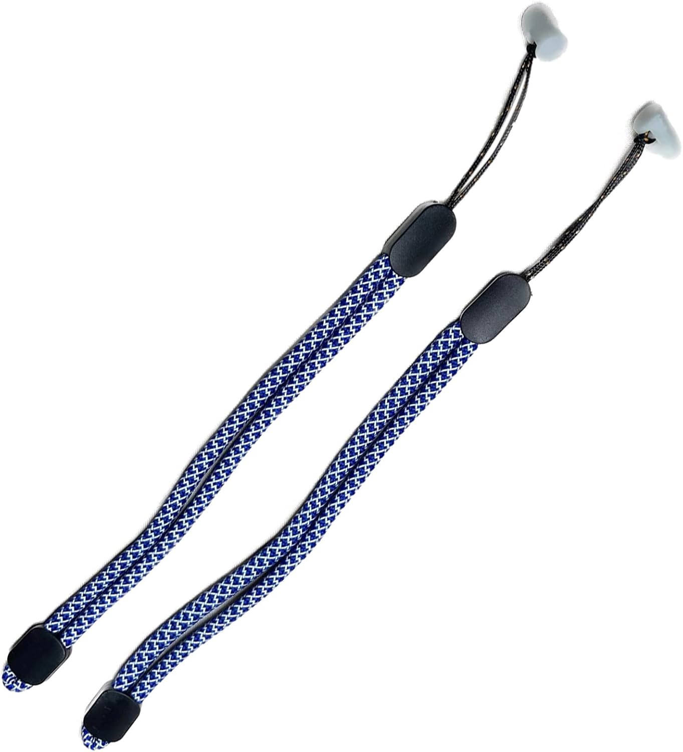 Correas de muñeca reflectantes de repuesto mejoradas para el controlador Oculus Quest de 2.ª generación. Correa de mano ajustable, resistente y cómoda. Tapón de resina negra de fácil colocación.