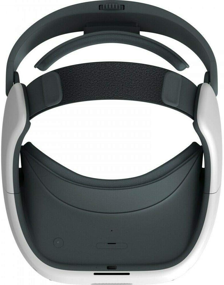 Vive Pro Focus Plus 6DOF VR Headset Bundle - Almond White with Controllers, Face Cushion, QC 3.0 Charger & USB Type-C Cable