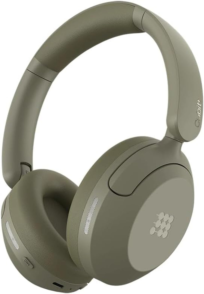 Power Headphones with Hybrid ANC | Bluetooth 5.4 Over-Ear Headphones with 60H Playtime, 4 Mics, Auto-Pause, Transparency Mode, Low Latency, Foldable Design, USB-C Fast Charging - Obsidian Black