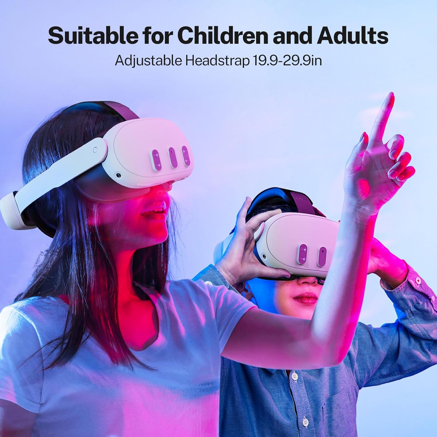 Correa para la cabeza con batería de 10000 mAh compatible con Meta Quest 3S y Quest 3