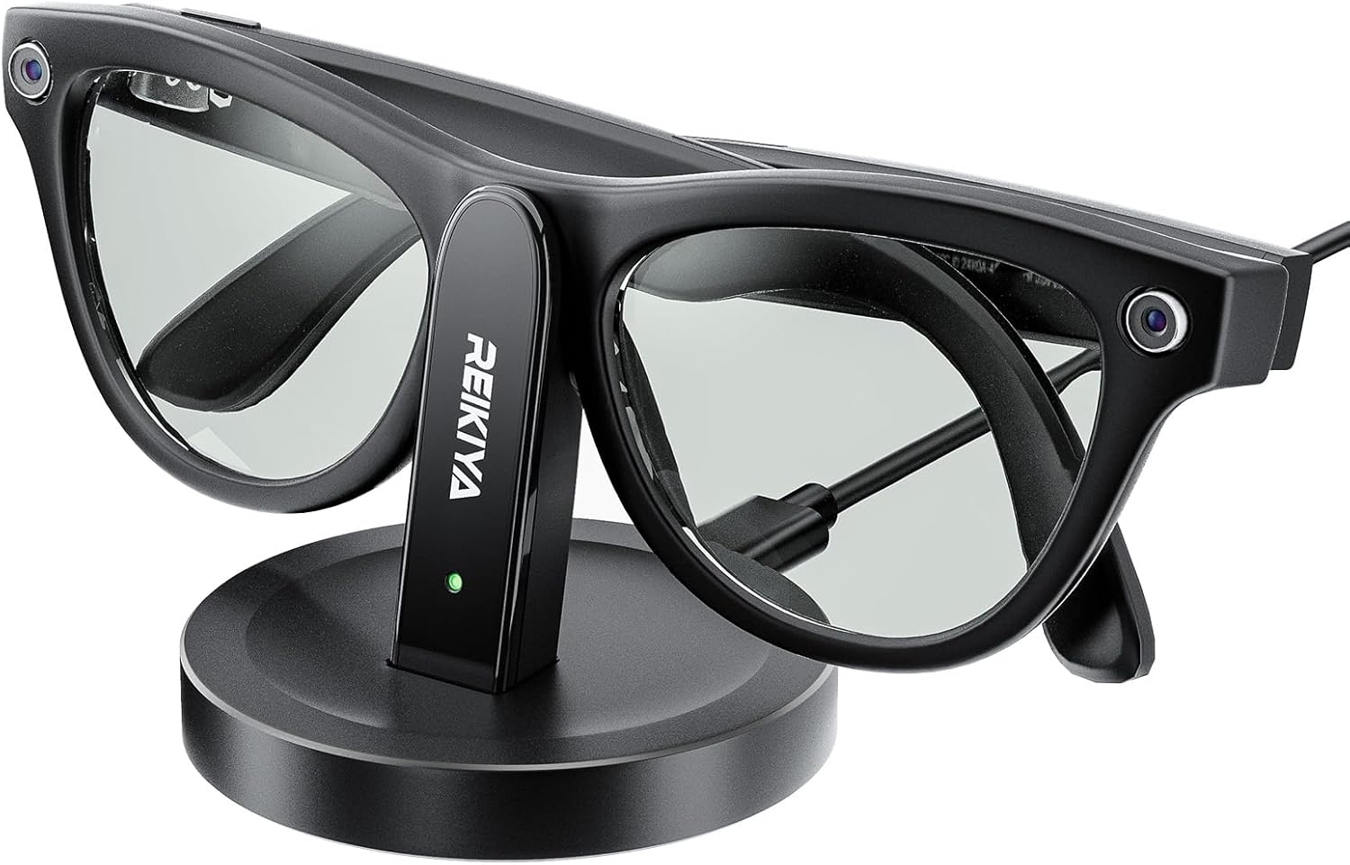 Base de carga para gafas inteligentes Ray-Ban Meta, base de carga portátil para Wayfarer, Headliner y Skyler con cable USB-C de 1 m, cargador para gafas Ray-Ban Meta y accesorios Ray-Ban Meta.