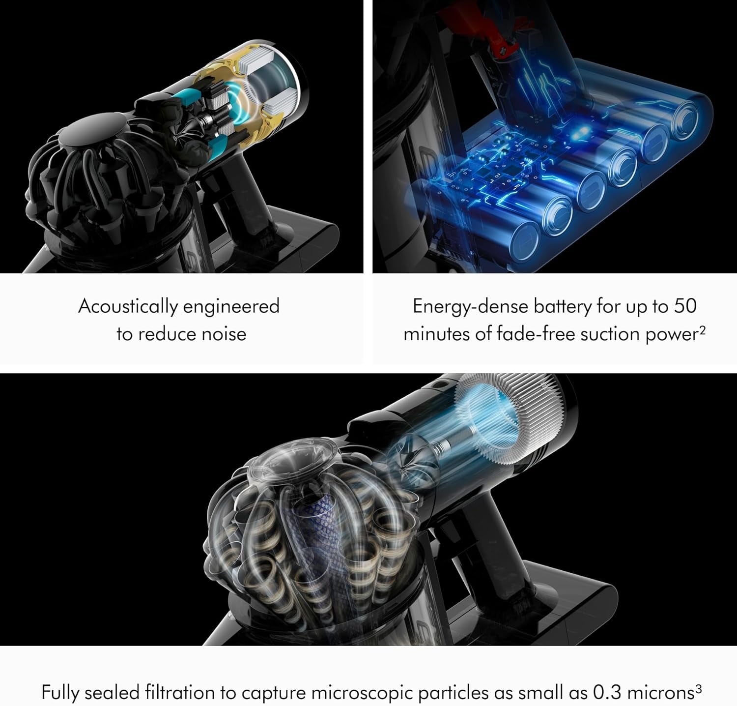 Car+Boat Handheld Vacuum, Cordless and Lightweight, Cleans Hard Surfaces and Upholstery, 115AW, 2 Power Modes, up to 50 Minutes²