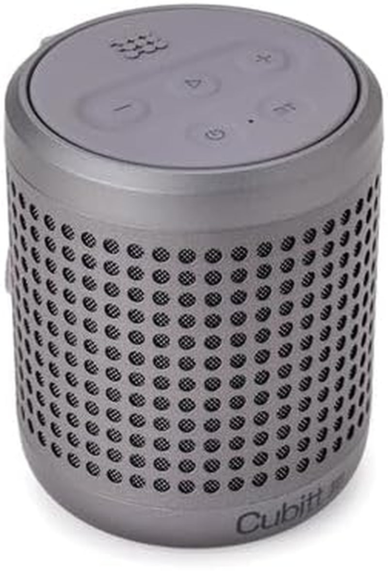 Power Go Gen2 Portable Bluetooth Speaker – 16W Loud Sound, Waterproof IPX7, Bluetooth 5.3, up to 9H Playtime, TWS Pairing, Quick USB-C Charging – Gun Metal