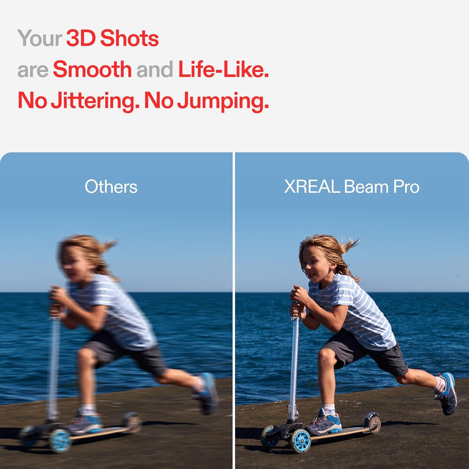 Beam Pro, the AR Glasses Spatial Computing Companion, 3D Cameras, Android 14, Supports All Google Play Store Apps, Multiple Spatial Experiences for Movies, TV and Gaming, FHD 1080P (8G+256G)