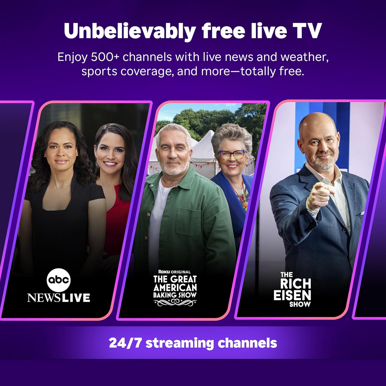 Roku Streaming Stick 4K - Dispositivo de transmisión HDR y Dolby Vision Roku para TV con control remoto por voz y Wi-Fi de largo alcance - TV gratis y en vivo