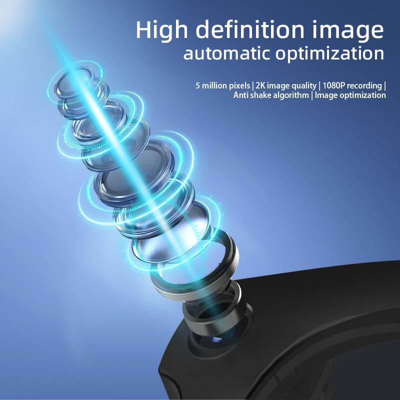 Lentes con cámara inteligente con IA: grabación de vídeo y toma de fotografías en HD 1080P