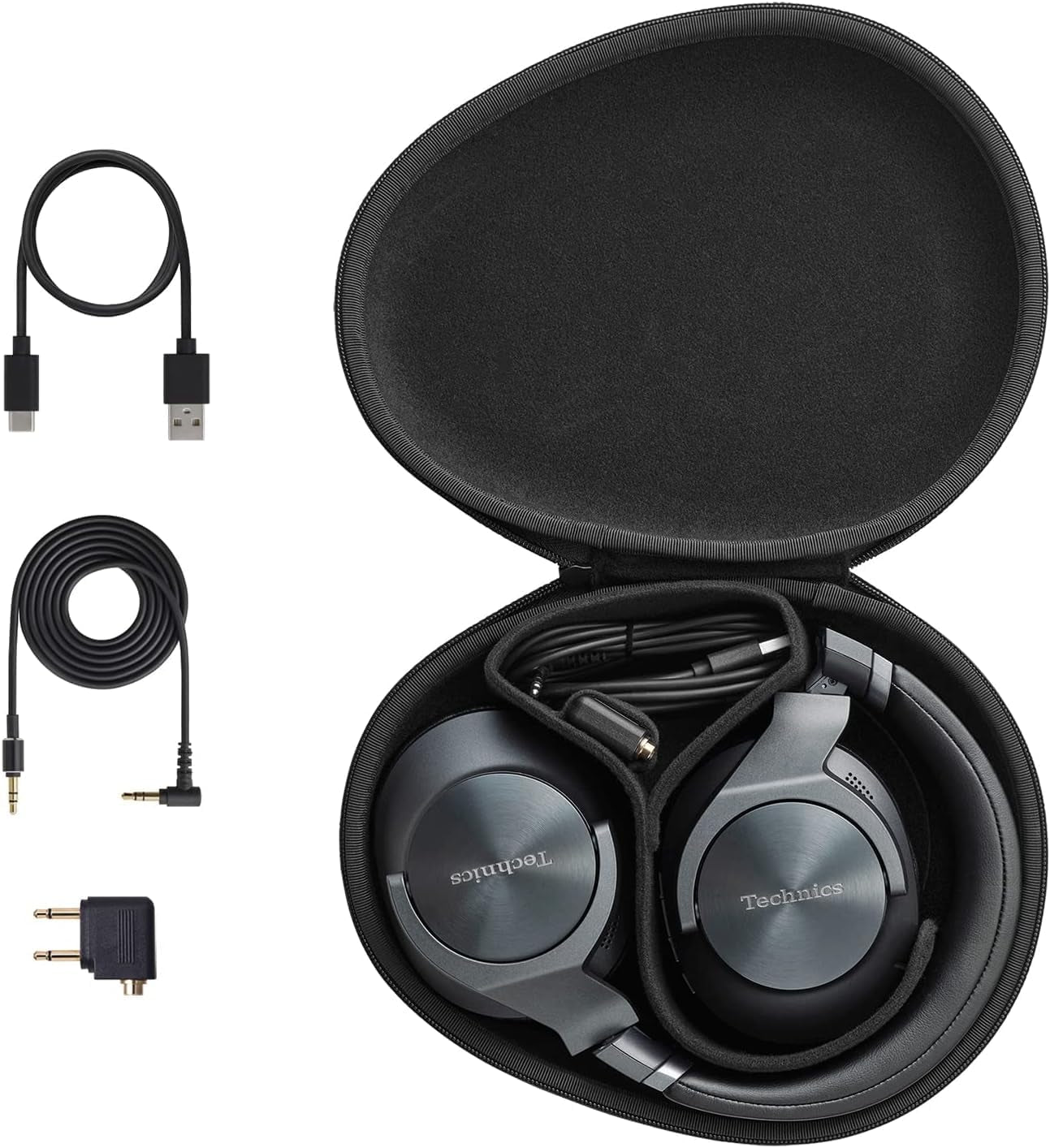 - Wireless Noise Cancelling Over-Ear Headphones with 2 Device Multipoint Connectivity - EAH-A800-K Black
