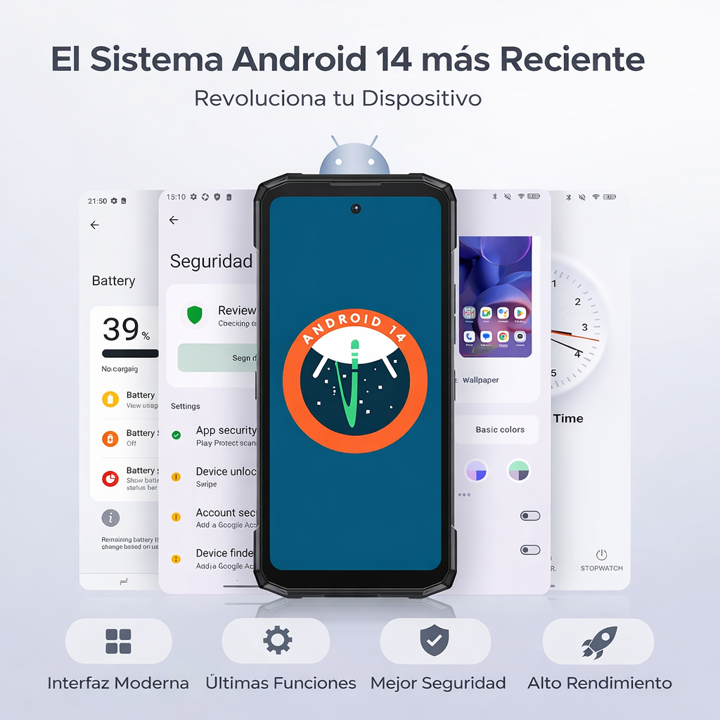 DOOGEE Fire 6 - Celular Indestructible con Cámara Térmica | 10400mAh y 16GB RAM
