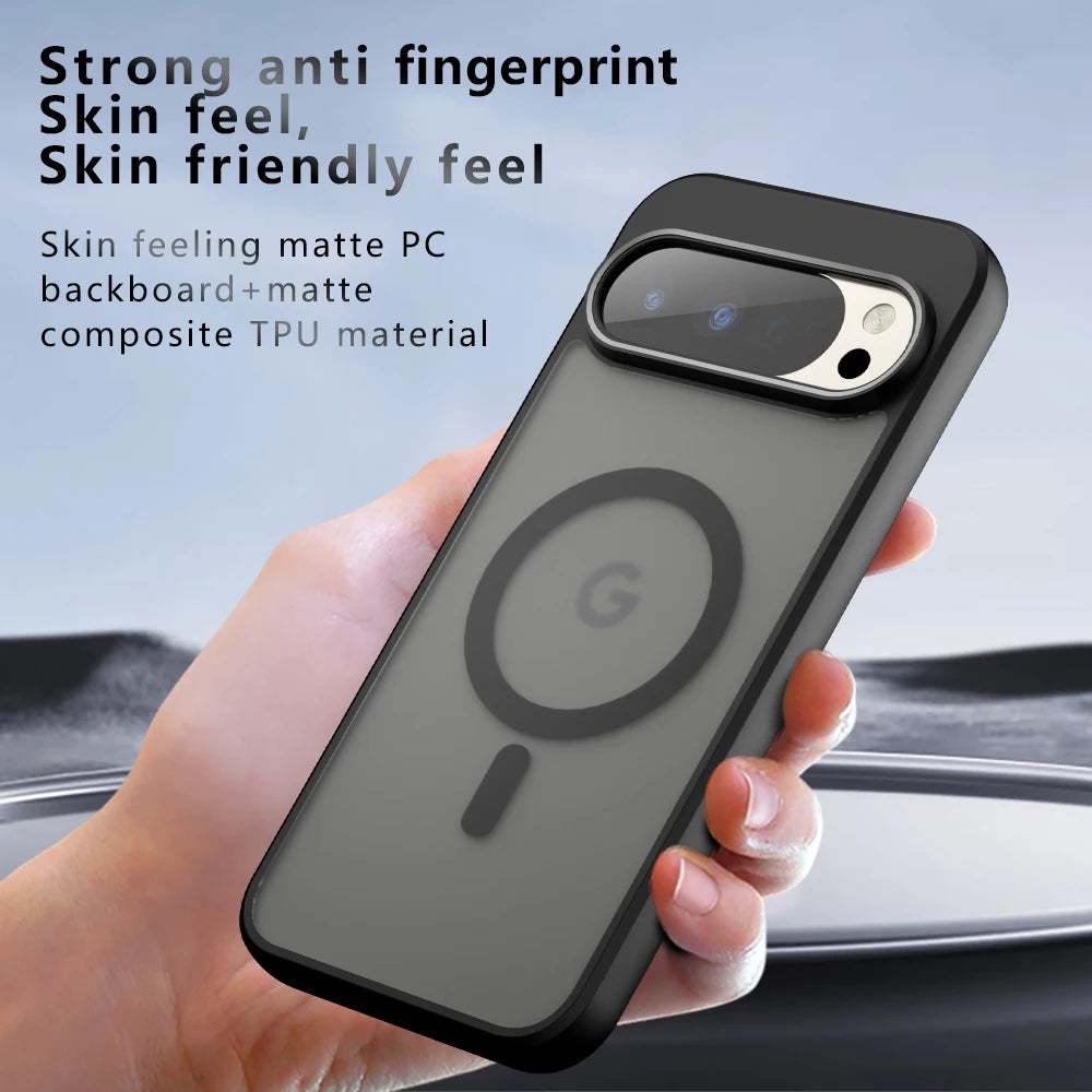 For Magsafe Magnetic Wireless Charging Case for Google Pixel 10 Pro XL Pixel10Pro XL 5G Shockproof Matte Back Cover Coque