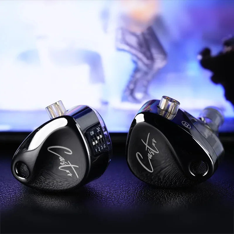 Audífonos KZ Castor 2DD | Sonido HiFi Profesional Sintonizable | Monitor In-Ear