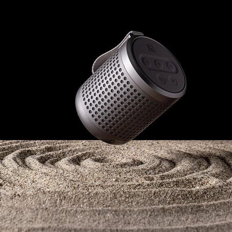 Power Go Gen2 Portable Bluetooth Speaker – 16W Loud Sound, Waterproof IPX7, Bluetooth 5.3, up to 9H Playtime, TWS Pairing, Quick USB-C Charging – Gun Metal