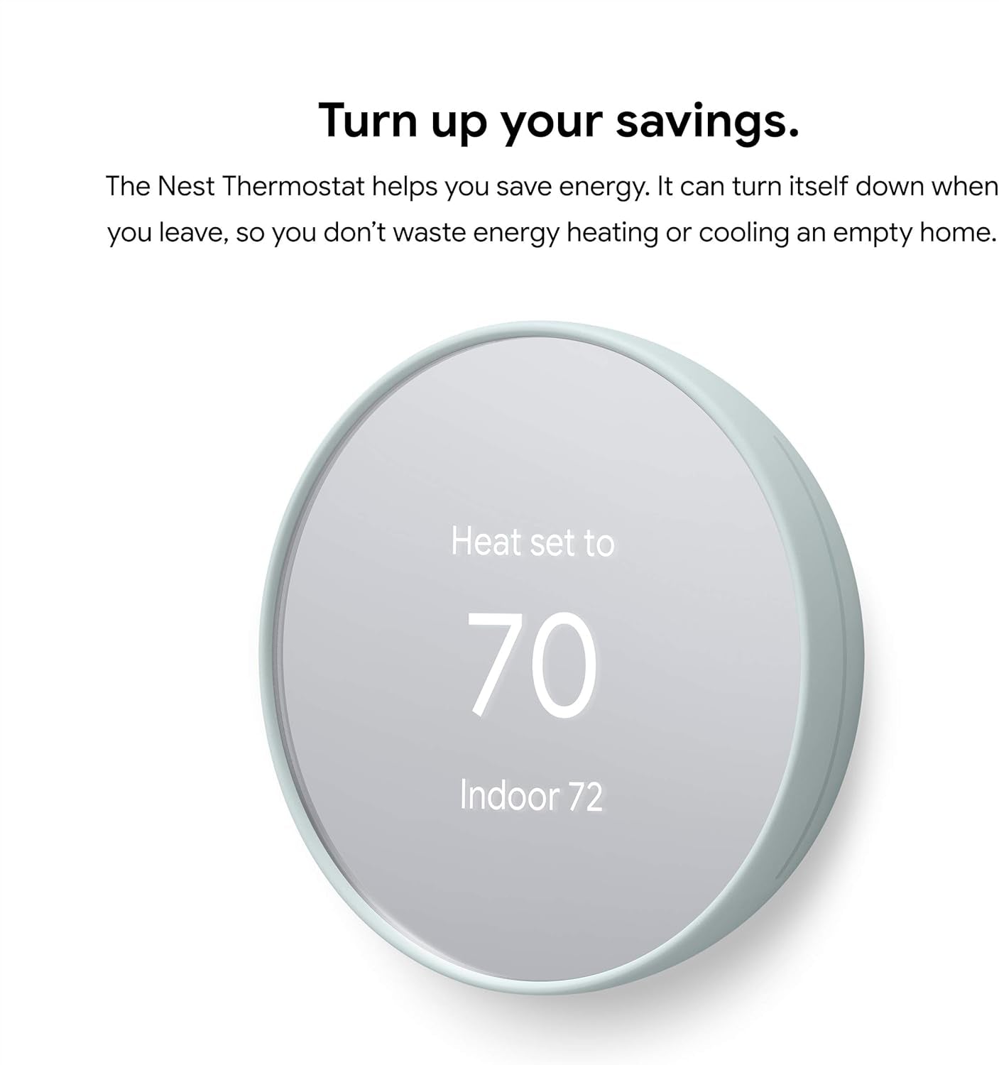 Nest Thermostat - Smart Thermostat for Home - Programmable Wifi Thermostat - Fog