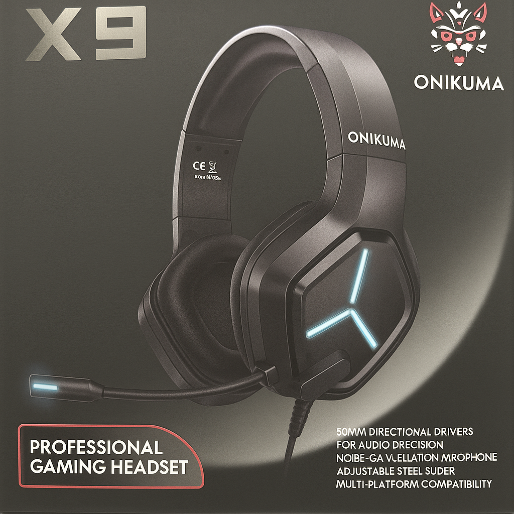 Audífonos Gamer Onikuma X9 con Micrófono (DRP)-GSMPRO.CL