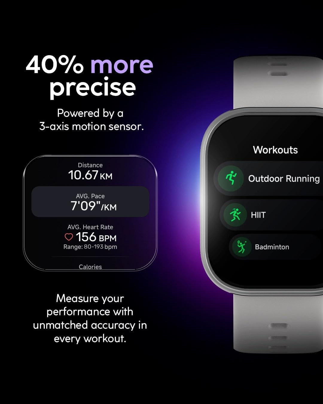 Cubitt Viva 2 Smartwatch, 1.85” AMOLED, Phone-Connected GPS, VITA AI Assistant, AI Coach, Health Monitoring, Sleep Score, 100+ Sports Modes, 3ATM Water Resistant, 8-Day Battery