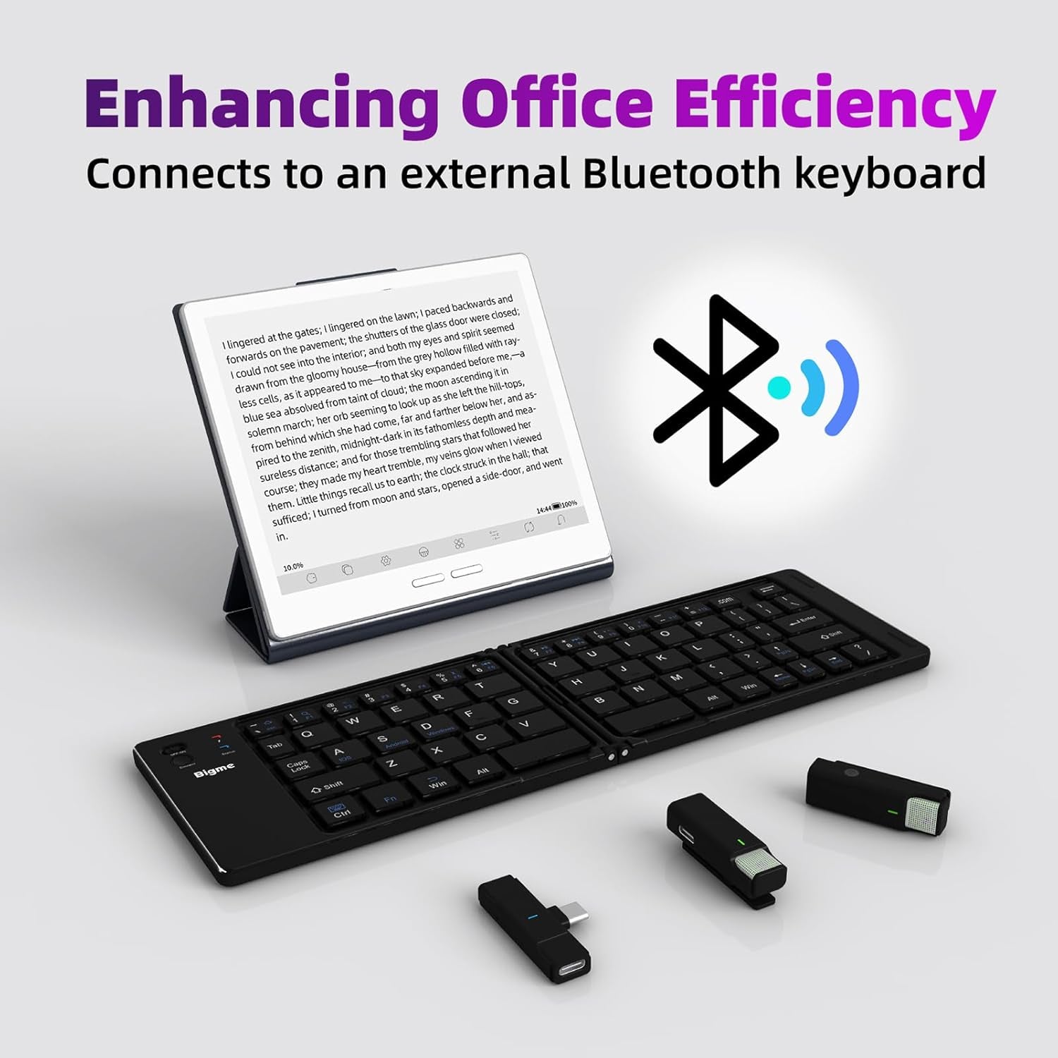 B7 Pro Android 14 Tablet with 8GB RAM, 256GB Storage, Dimensity 1080 Octa-Core 2.6Ghz Processor, Color E-Paper Display 7 Inch Ebook Reader with 4G Connectivity