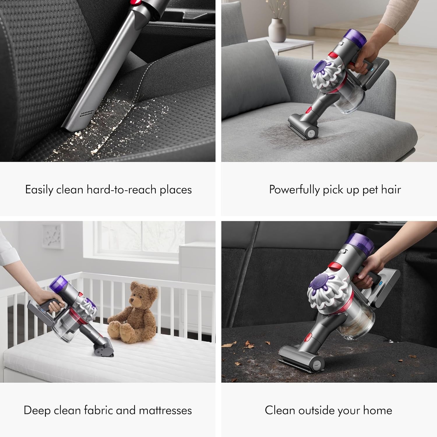 Car+Boat Handheld Vacuum, Cordless and Lightweight, Cleans Hard Surfaces and Upholstery, 115AW, 2 Power Modes, up to 50 Minutes²
