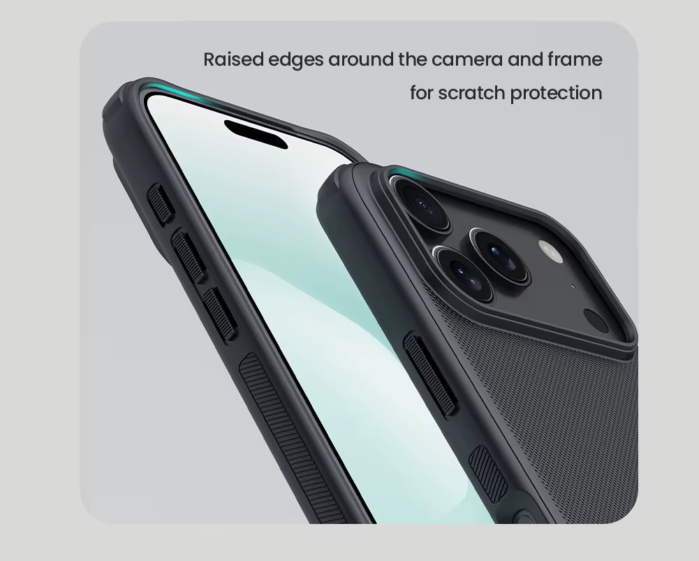 Carcasa Anti-Golpes para iPhone 17 Pro Max / Air | Protector Mate Ultra Delgado con Bordes Flexibles (Frosted Shield Pro)