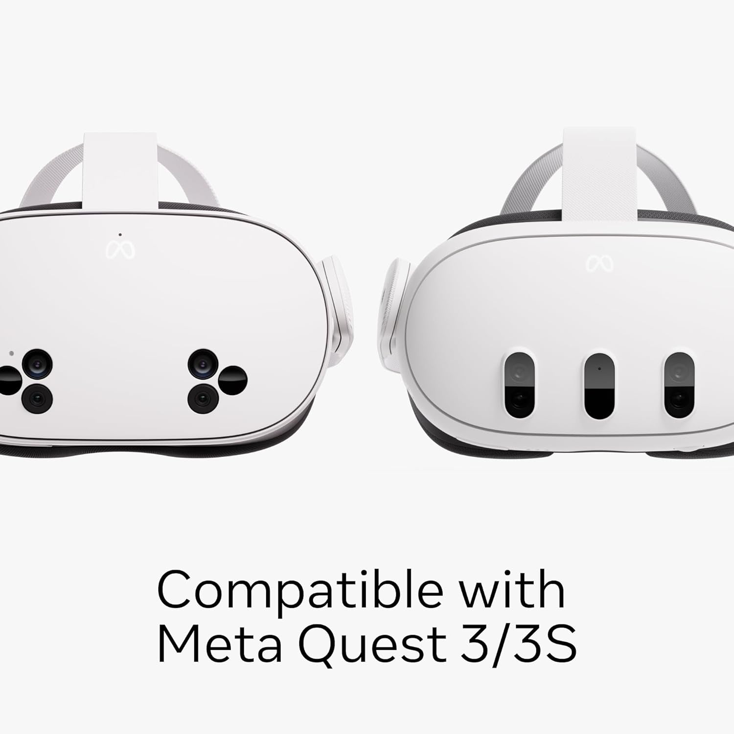 Quest Compact Charging Dock — Works with  Quest 3/3S — Extended Headset Charging Cable — Wireless Charging for Touch plus Controllers