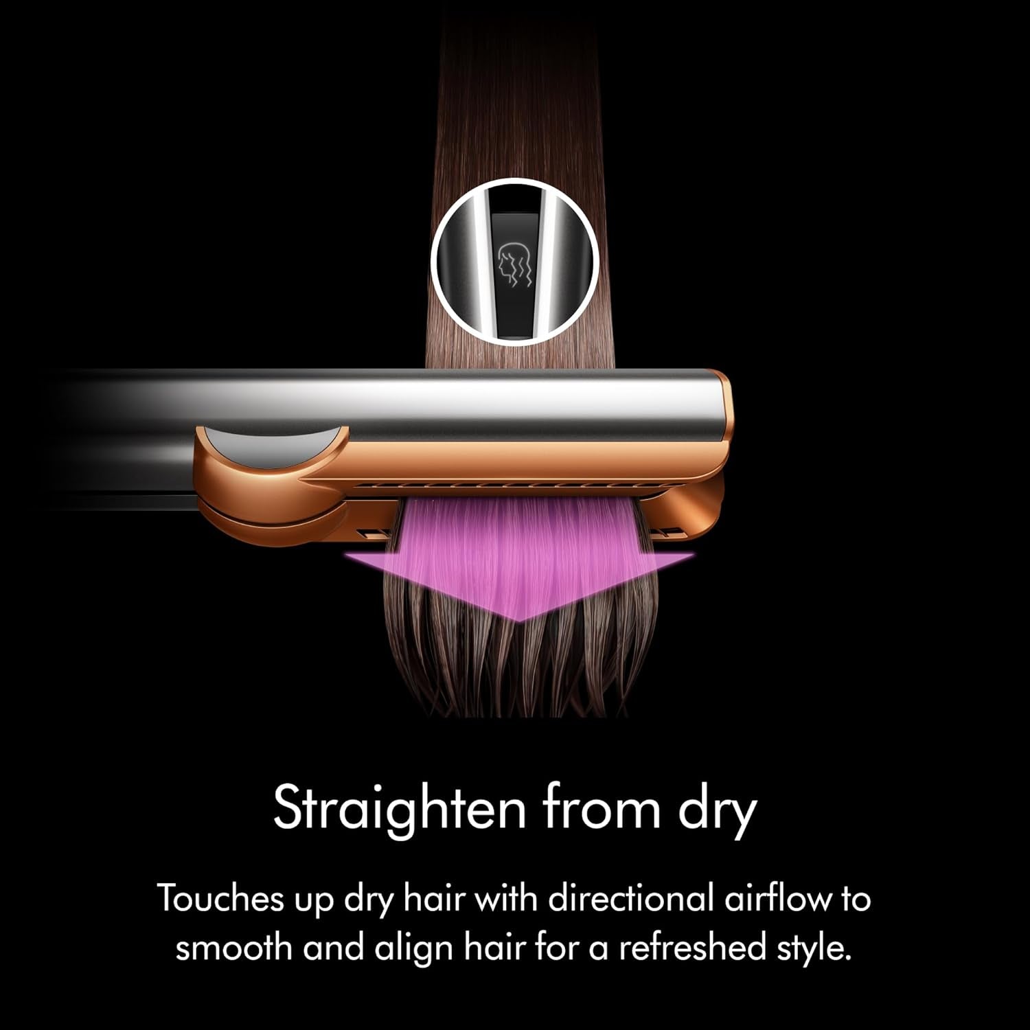 Airstrait™ Straightener, Wet to Dry Hair Straightener, No Heat Damage, No Hot Plates, All Hair Types