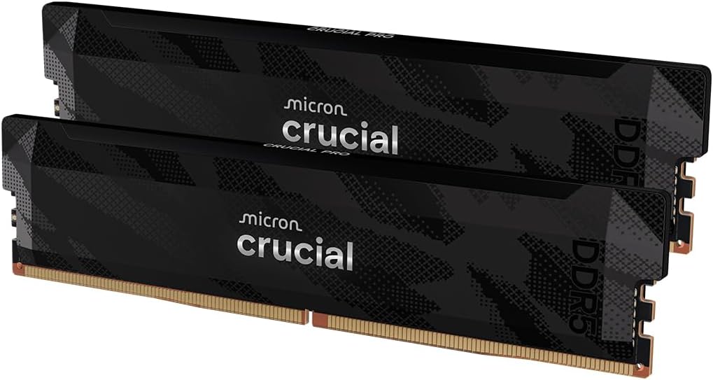 Crucial Pro OC Kit DDR5-6400MHz Gaming Memory RAM