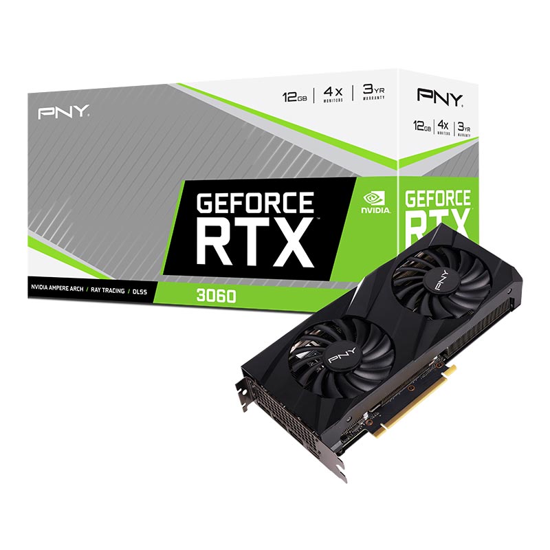 PNY GeForce RTX 3060 12GB VERTO Dual Fan GPU