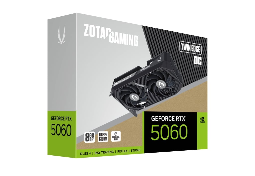 Tarjeta Grafica GPU ZOTAC Gaming GeForce RTX 5060 Twin Edge OC
